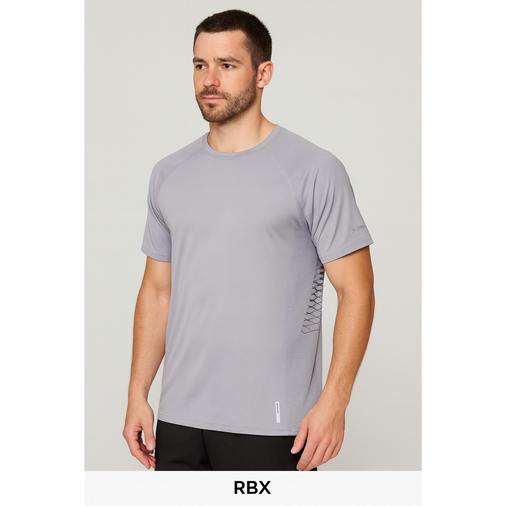 RBX X-Train Men Performance Athletic NWT Shirt XL Silver Moisture Wicking‎ X-Dri